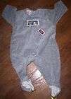 boys 9 months SWEET POTATOES CAT MOUSE GRAY ONE PIECE VELOUR FOOTED