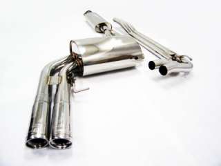 OBX CATBACK EXHAUST SYSTEM 03 07 VOLVO S60R DUAL TIP  