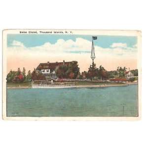 Postcard Swiss Chalet Thousand Islands 1925 NY Everything 