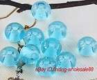 Free ship 30pcs blue turquoise round spacer beads 10mm  