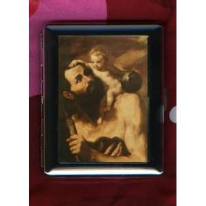  Artist Jusepe de Ribera ID CIGARETTE CASE St Christopher 