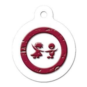  The Happy Dance   Pet ID Tag, 2 Sided Full Color, 4 Lines 