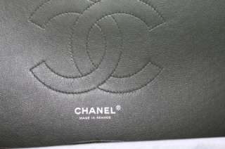 Chanel Caviar Leather Jumbo Khaki Green Bag New 2011P  