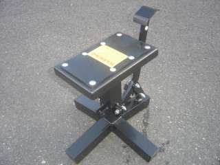 bay area powersports aluminum mx lift stand color black 300lb weight 