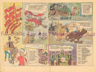1969 CBS The Monkees, Sabrina, Scooby Doo Cartoon Ad  
