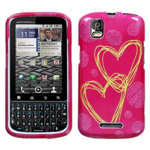   Hard Case Cover Sparkle Pink Yellow Hearts Cell Phones & Accessories
