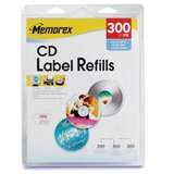 MEMOREX 00403 CD/DVD White Matte Labels  300 034707004030  