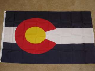 3X5 COLORADO STATE FLAG CO FLAGS STATES NEW USA US F232  