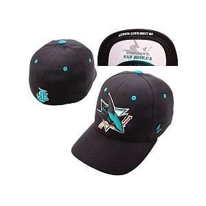  Zephyr San Jose Sharks Powerplay Fitted Hat 7 7/8 Sports 