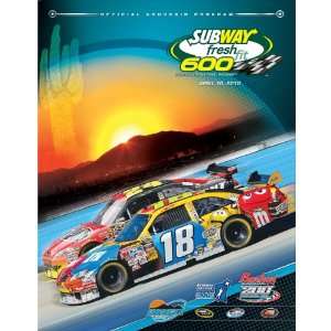   Phoenix Subway Fresh Fit 600 Souvenir Program