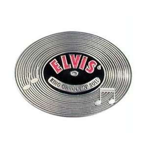  Elvis Record Enameled Buckle 