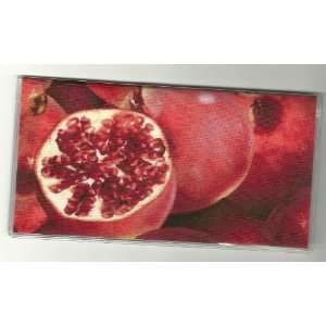  Checkbook Cover Pomegranate Fruit 