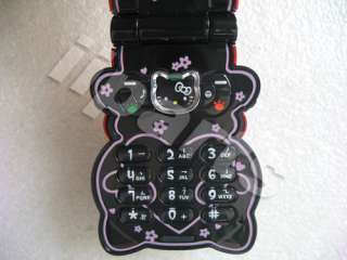 Hello Kitty C168 2SIM Java 4Band 3Cover Flip Phone Bk/U  