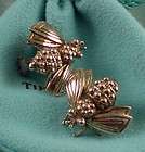 Tiffany Co Vintage Silver Marigold Clip On Earrings  