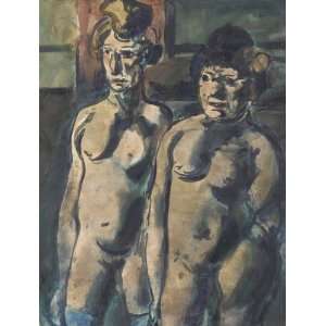 Hand Made Oil Reproduction   Georges Rouault   24 x 32 inches   Girls 