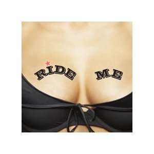    toos Temporary Tattoos For Your Ta Tas, Ride Me / Lucky You Beauty