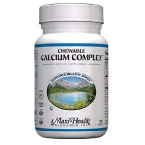  Maxi Chewable Calcium Complex, 180 Count Health 