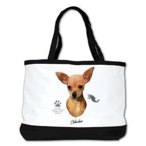Shoulder Bag Purse (2 Sided) Black Chihuahua from Toy Group and Mexico