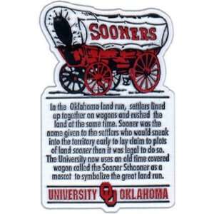  Oklahoma Sooners History Magnet
