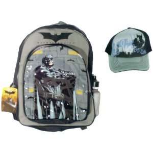   Movie Backpack with a Free Water Bottle Attached and a Free Batman Hat