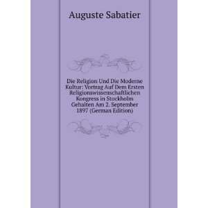   Am 2. September 1897 (German Edition) Auguste Sabatier Books