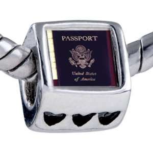  Pandora Style Bead Usa Passport Beads Fits Pandora 