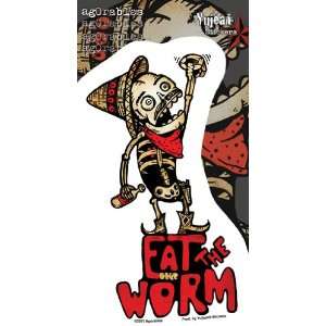  Agorables   Eat The Worm   Sticker / Decal Automotive
