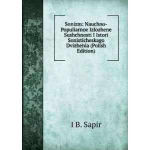   Dvizhenia (Polish Edition) I B. Sapir  Books