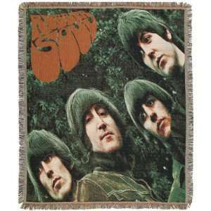 Rubber Soul Woven Tapestry Throw   The Beatles