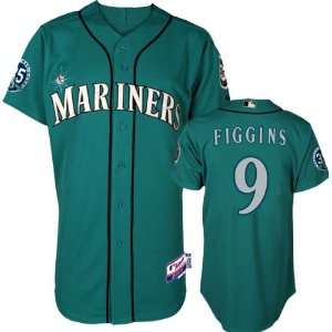 Chone Figgins Jersey Adult Majestic Alternate Green Authentic Cool 