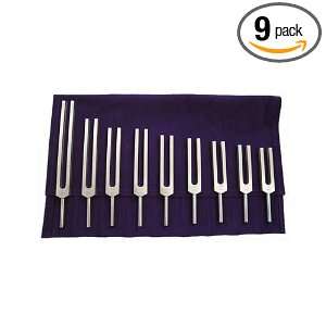  Solfeggio Tuning Forks   Set of 9 Forks Health & Personal 