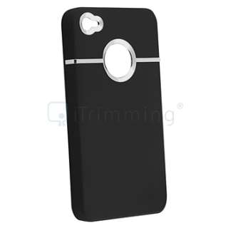 Black Snap On Back Rubber Hard Case Cover Skin+Pen+LCD Guard For 