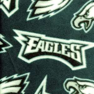   Philadelphia Eagles Polar Fleece Fabric   Per Yard