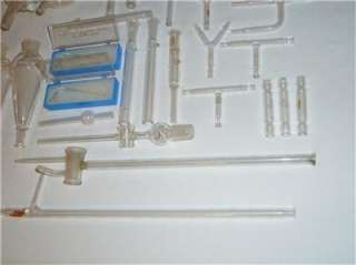 25 lot Organic Chemistry Lab Glassware Kimax Pyrex set kit 