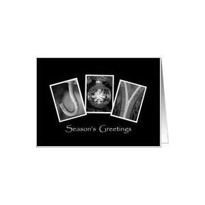     Seasons Greetings   Christmas   Alphabet Art   Greeting Card Card