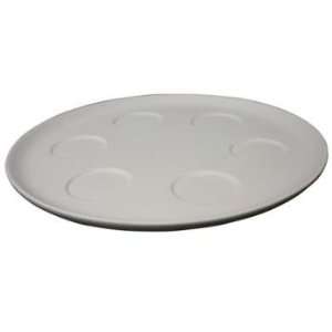    Ceramic bisque unpainted 12 plain seder plate 