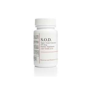   Oxide Dismutase (SOD) 375 mcg   120 tablets