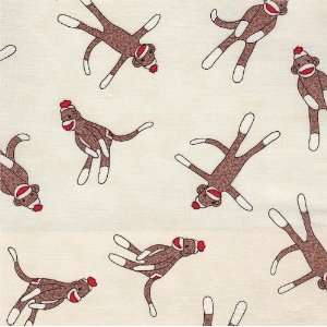  Sock Monkey Fabric by New Arrivals Inc Arts, Crafts 