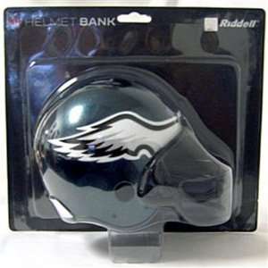  NIB Philadelphia Eagles NFL Helmet Coin Bank Sports 