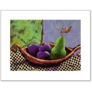  Plums and Pears II by Kristy Goggio. Size 8.00 X 11.00 Art 
