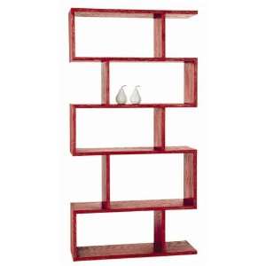  Arteriors Home Carmine Red Limed Oak Bookshelf Furniture & Decor