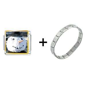  Pugster Real Snowman Italian Charm Pugster Jewelry