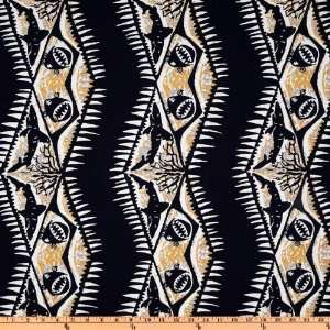 44 Wide Hawaiian Collection Shark Black Fabric By The 