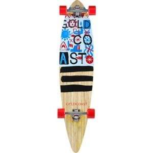 GoldCoast Shaka Tack Floater Complete Longboard Skateboard   10 x 46 