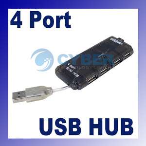 PORT HIGH SPEED MINI USB HUB LAPTOP PC Slim  