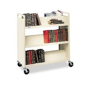 com Bretford  Double Sided Slant Shelf Steel Book Cart, Six Shelves 