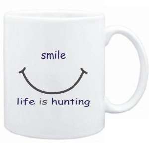  Mug White  SMILE  LIFE IS Hunting  Sports Sports 