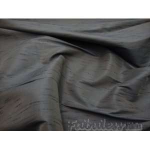  Charcoal Shantung Dupioni Faux Silk Fabric Per Yard Arts 