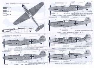 Sky Models Decals 1/48 MESSERSCHMITT Bf 109 Fighter  