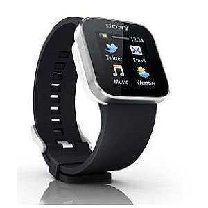  Sony Ericsson SmartWatch AndroidTM watch (Black) Cell 